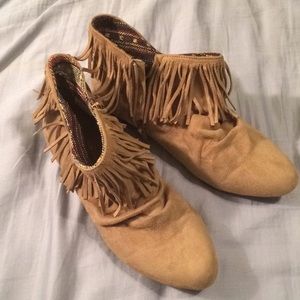 Zigi Soho fringe Booties